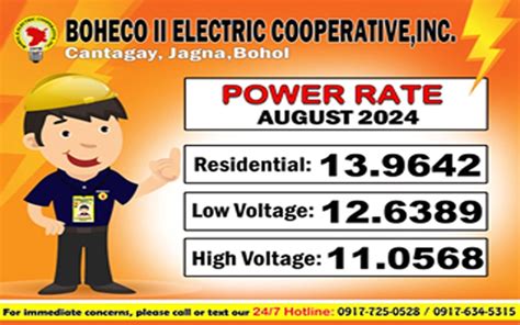 boheco 1 power interruption schedule|The Bohol Power News: Monthly Power Rates.